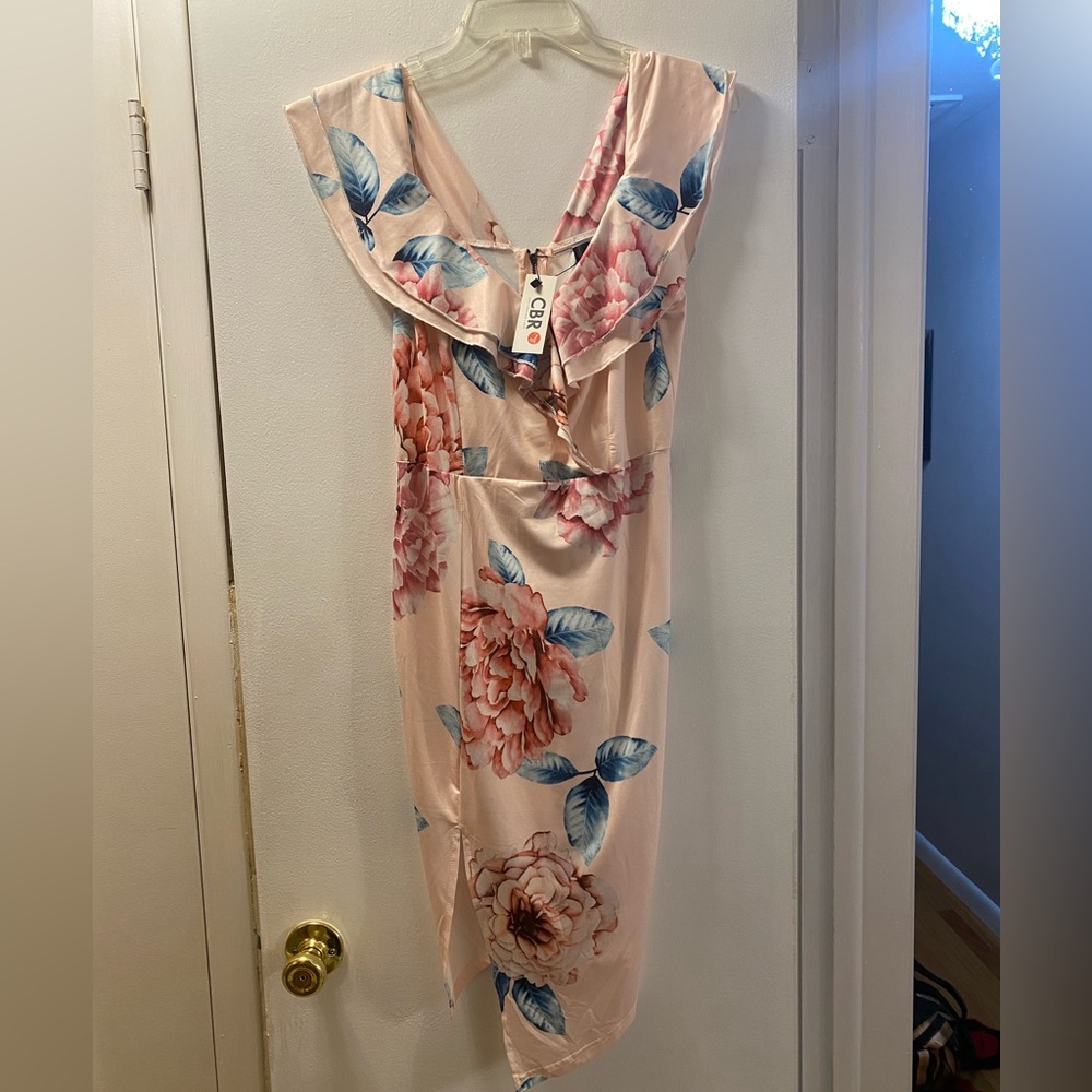 Pink Floral Dress
